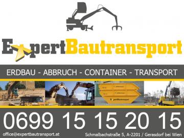 Expertbautransport Container Transporte