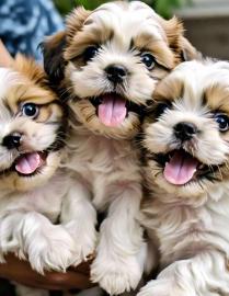 Schn kleinen Baby Shih Tzu Welpen whats